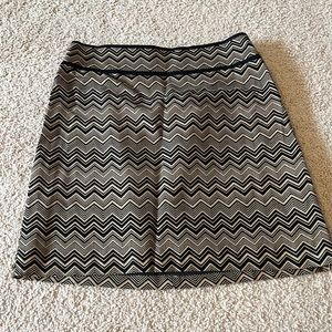 Tan and black skirt